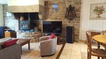 Télévision, lecteur de DVD, livres, vidéothÚque