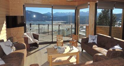 Appartement CERF dans chalet neuf avec vue sur le lac de Matemale 12 couchages