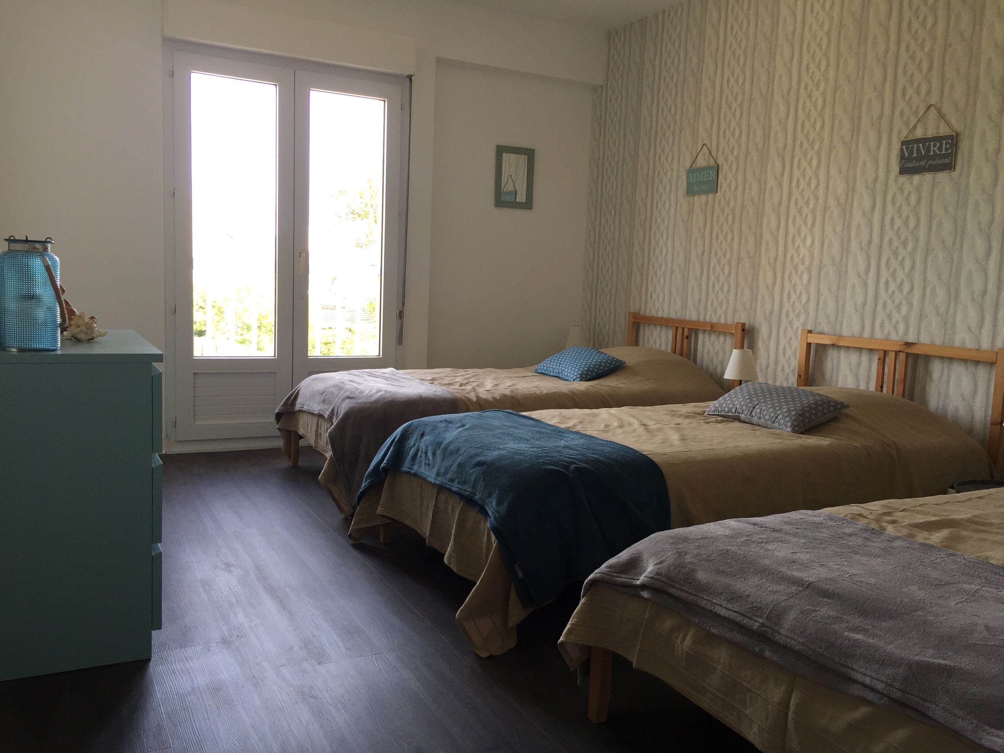 Accommodation classified 3 stars for 5 people 250 m from the sea