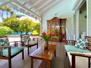 Terrace/patio - Creole villa with sea view and private pool between Ste Rose and Deshaies (SAINTE ROSE)