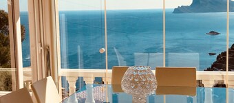 Villa full havutsikt + Oppvarmet basseng