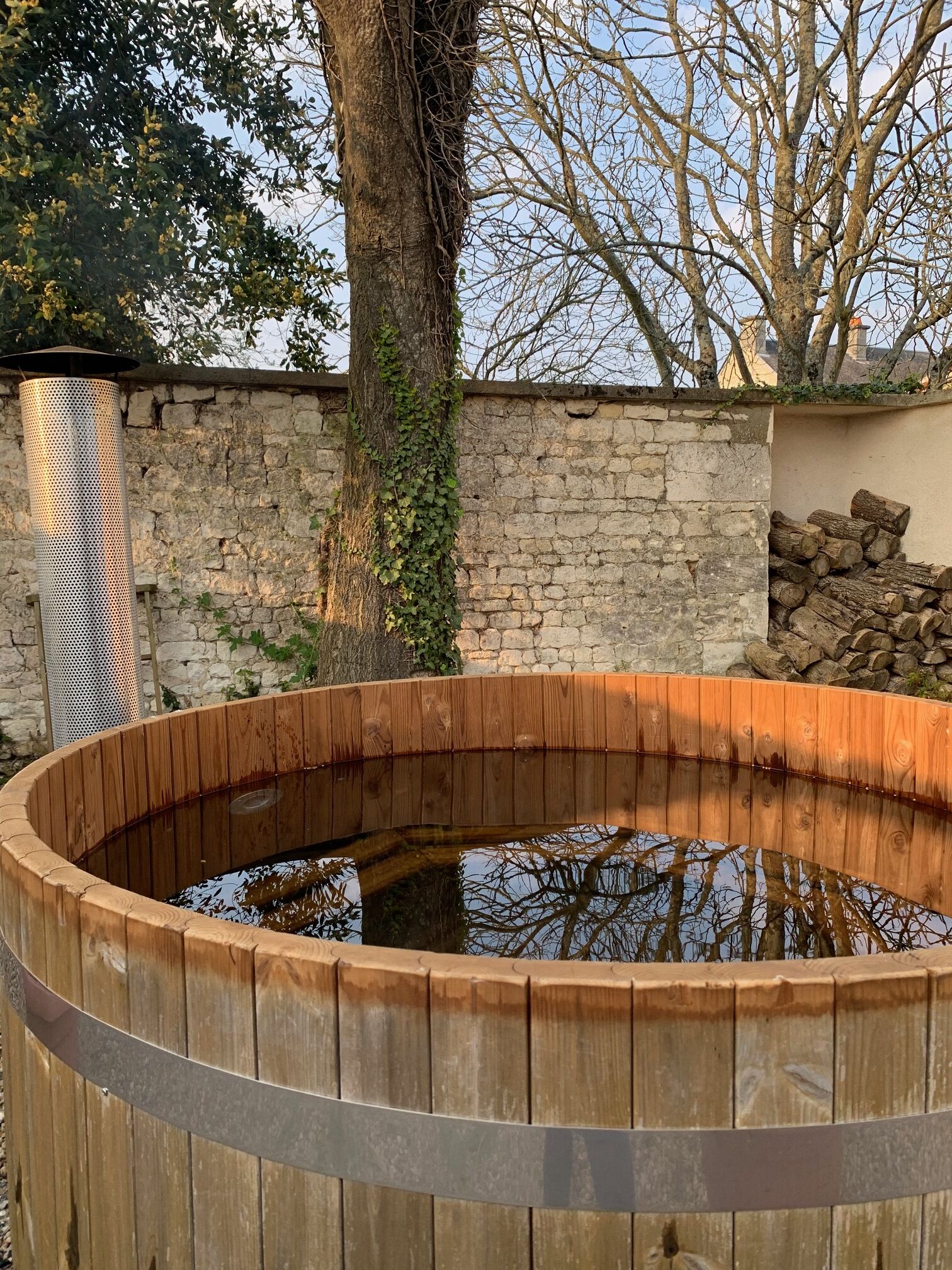 Bain à remous extérieur