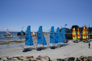 On the beach