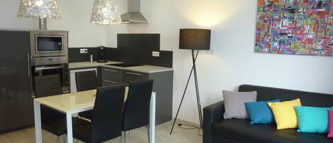 TV, DVD player, stereo