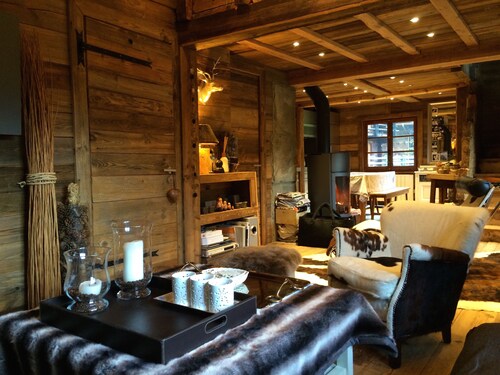 Chalet Alba 6/8 pers. Vue Mont Blanc, spa-sauna-hammam, 2 min ski Grands Montets