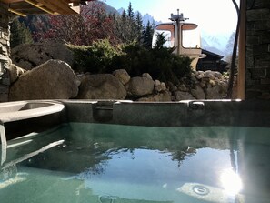 Pool - Chalet Alba Cozy-Authentique, 8 people. Mont Blanc view, 2 min Grands Montets (Chamonix-Mont-Blanc)