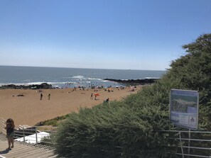 On the beach