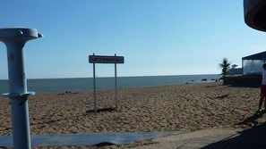 On the beach