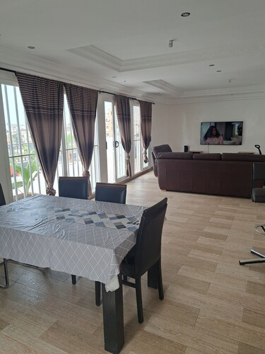 Furnished duplex apartment hann mariste 2 bedrooms living room 2 sa