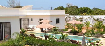 Charming villa with 5 bedrooms, 4 bathrooms with swimming pool and magnificent tropical garden.