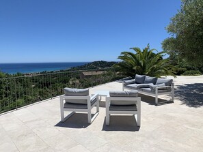 Terrace/patio - Superb villa with panoramic sea view Sainte Maxime (Sainte-Maxime)