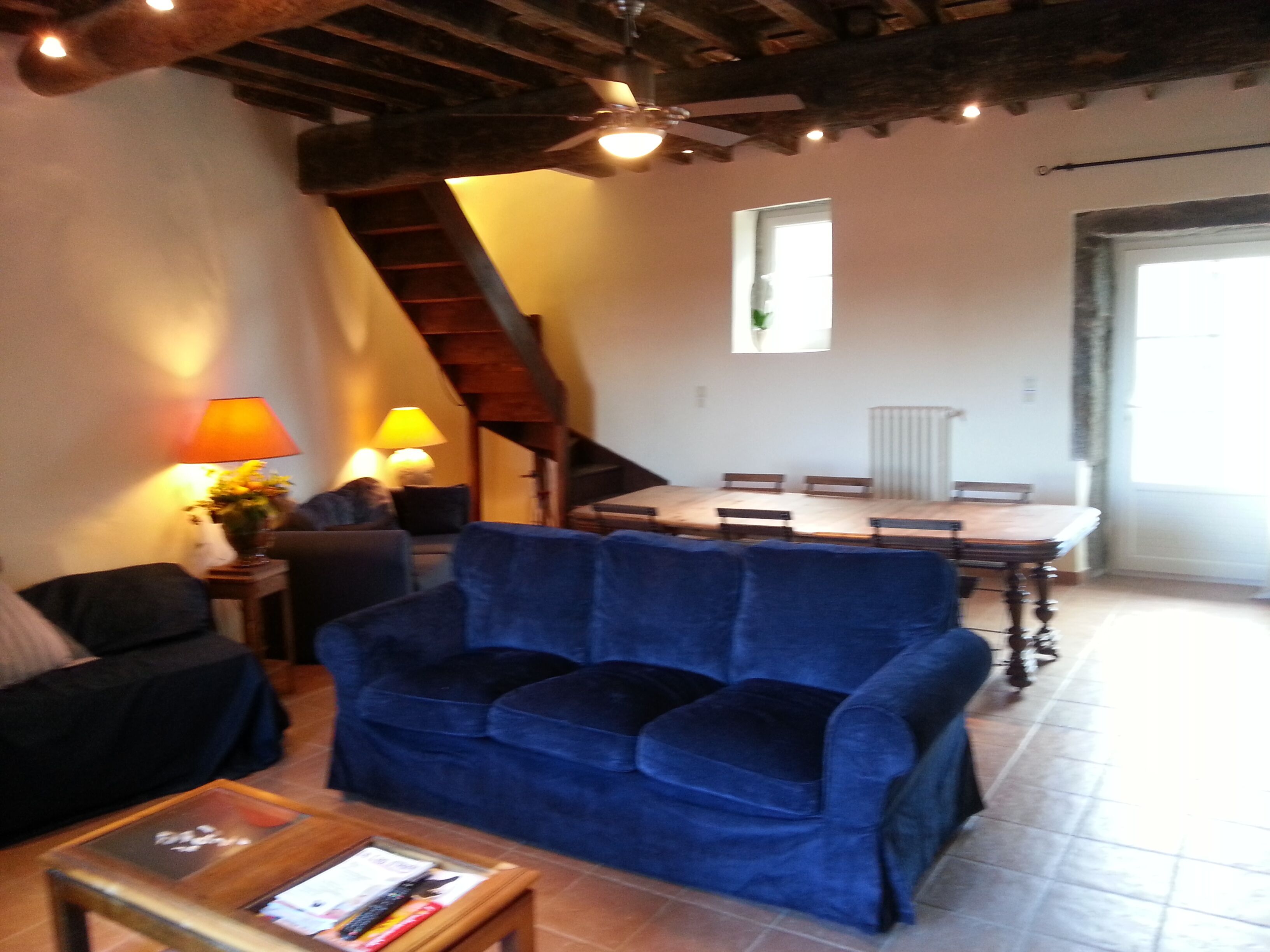 The Gite de la Prunette (air conditioning, heated swimming pool) in a horse farm