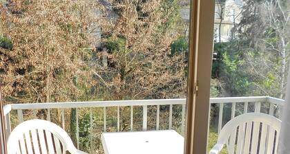 charmant appartement F1 en résidence tout confort idéal pour cure .