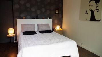 4 chambres, fer et planche Ă repasser, accĂšs Internet, draps fournis