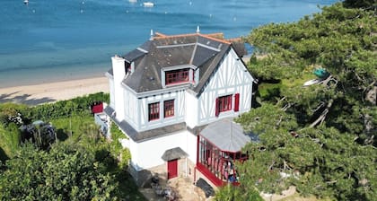 Villa Ty Marie sur la grande plage, vue mer à 180°