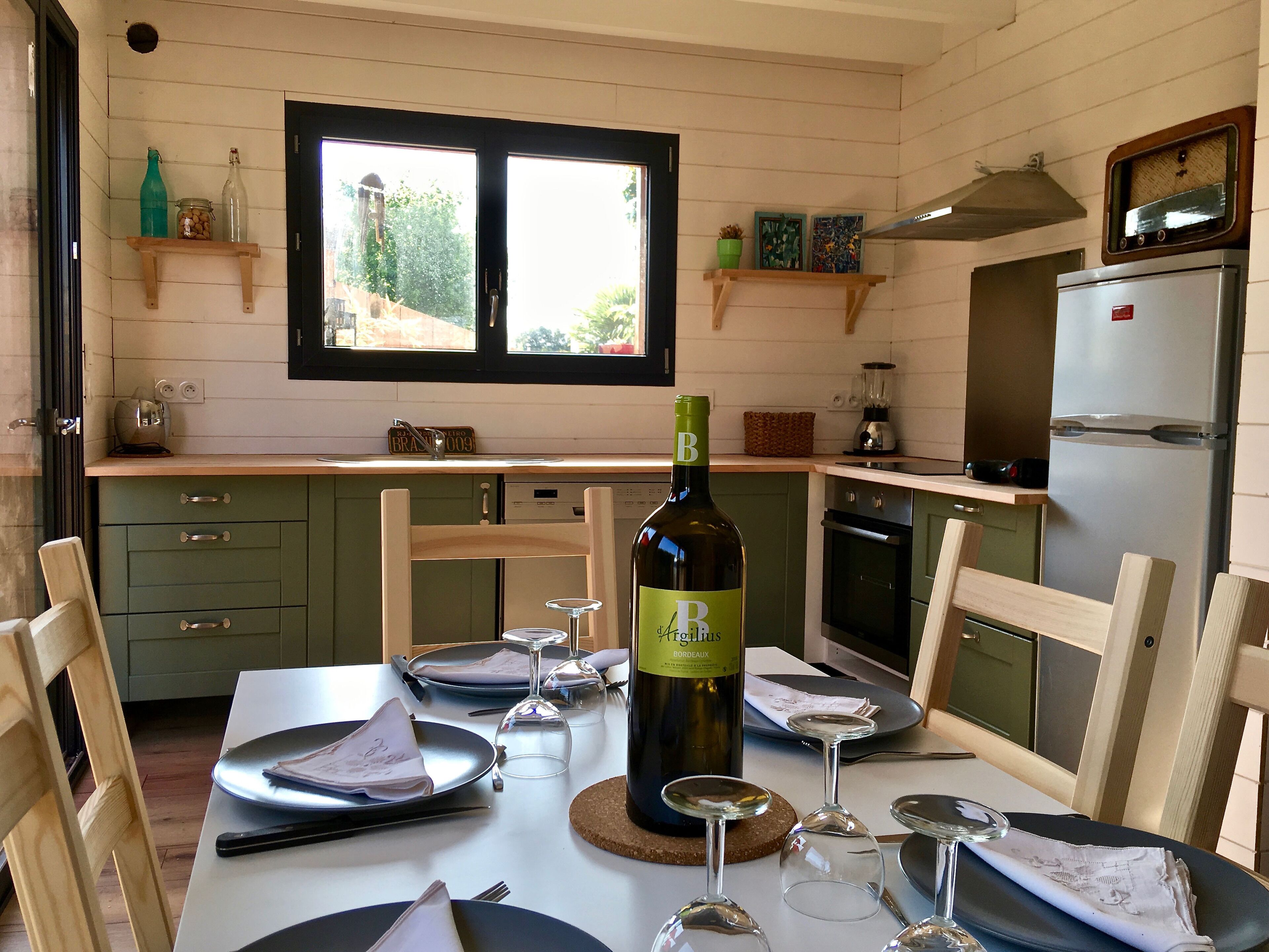 Authentic wood house pool 100 m2 6 beds garden terrace