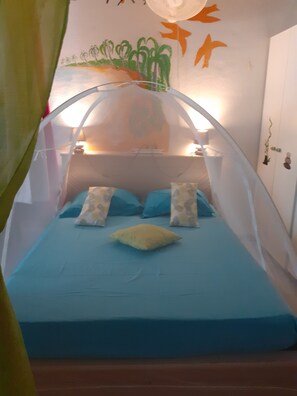 1 soverom, strykejern/-brett, wi-fi og sengetøy