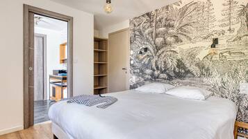 8 bedrooms, iron/ironing board, travel cot, WiFi