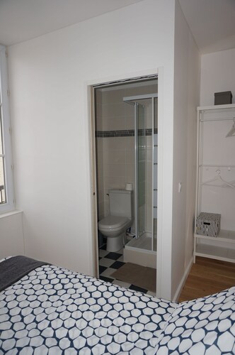 Appt 2Pièces 25m² 2 pers au 1er étage vue sur le havre de Portbail