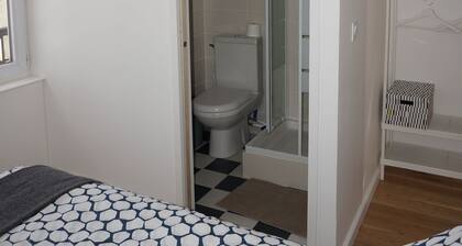 Appt 2Pièces 25m² 2 pers au 1er étage vue sur le havre de Portbail