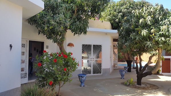 Overnattingsstedets uteområder