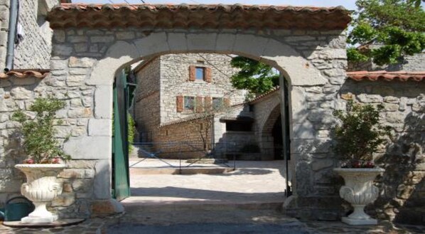 Property grounds - Large stone cottage, swimming pools, playgrounds, tennis courts (Joyeuse)