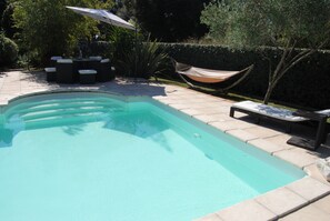 Pool -  character typical stone villa Corsica  (Solaro)