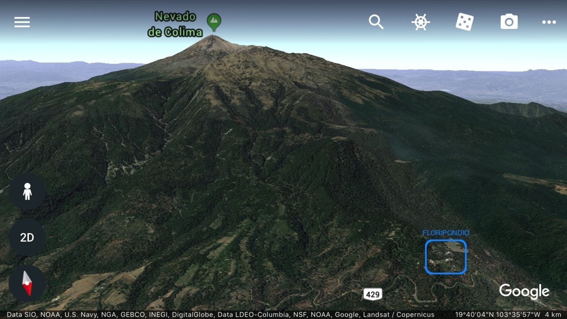 House at countryside of Ciudad Guzman, at Nevado de Colima National Park.