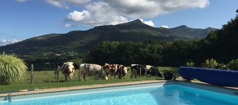 Typical basque house on 65.000 sq ft Outstanding view Heated pool Climatisation