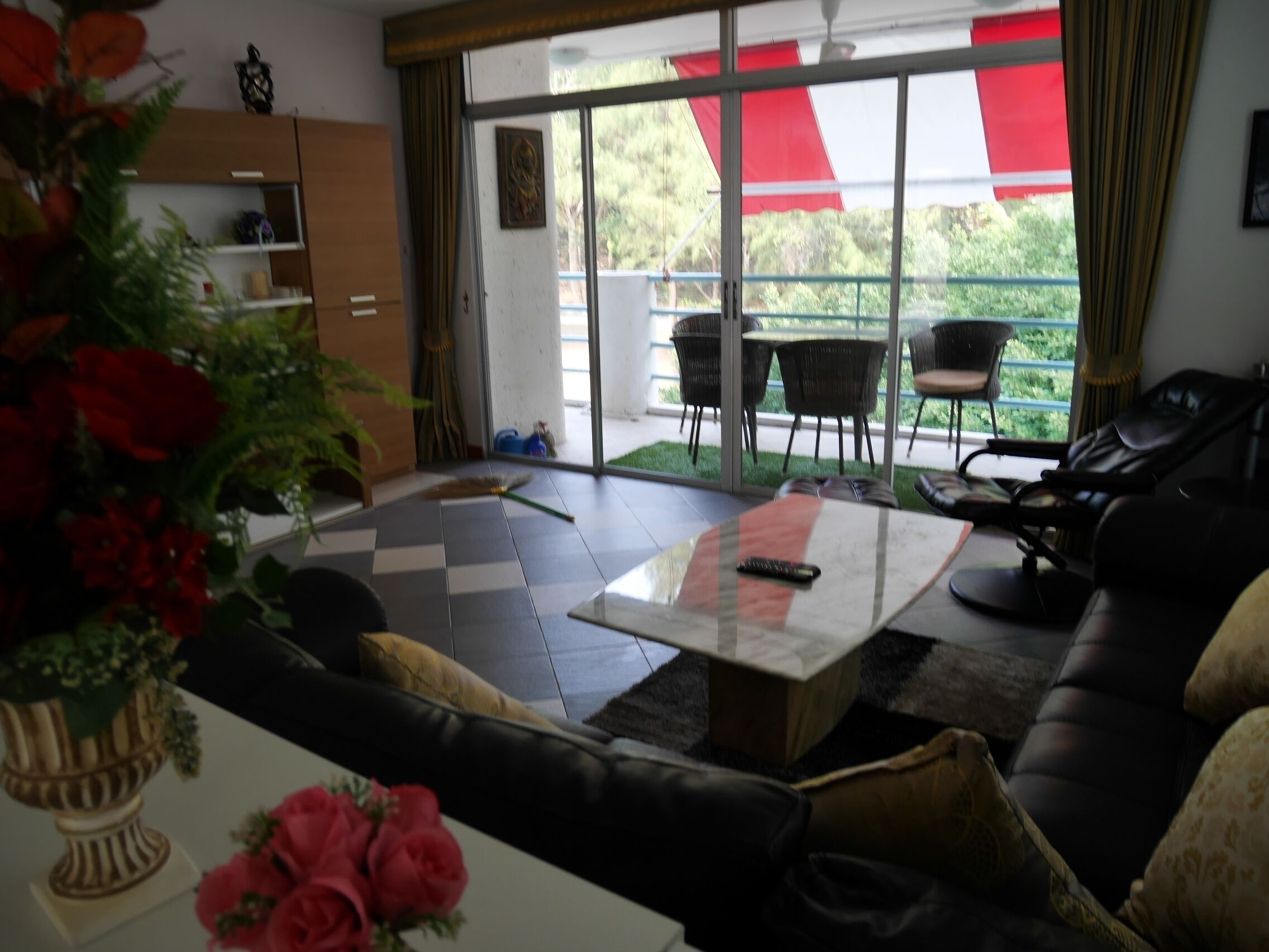 Living room and Balcony