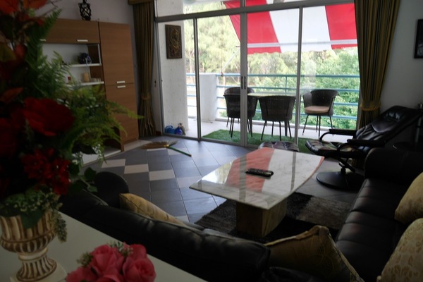 Living room and Balcony