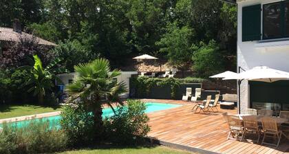 MAGNIFICENT VILLA 5 * - PYLA BEACH 6 bis 8 PERS CLIM PISC BEHEIZTE STRANDWANDERUNG 450M