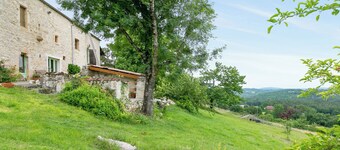 quercy stone guest rooms decorated with taste. Very nice view