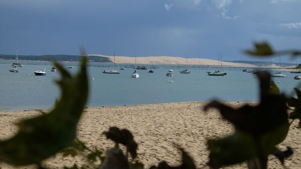 En la playa 
