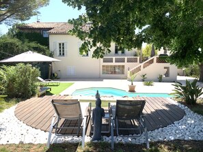 Pool - 19th century farmhouse near Cannes beaches in quiet pool / spa / garden not overlooked (Mougins)