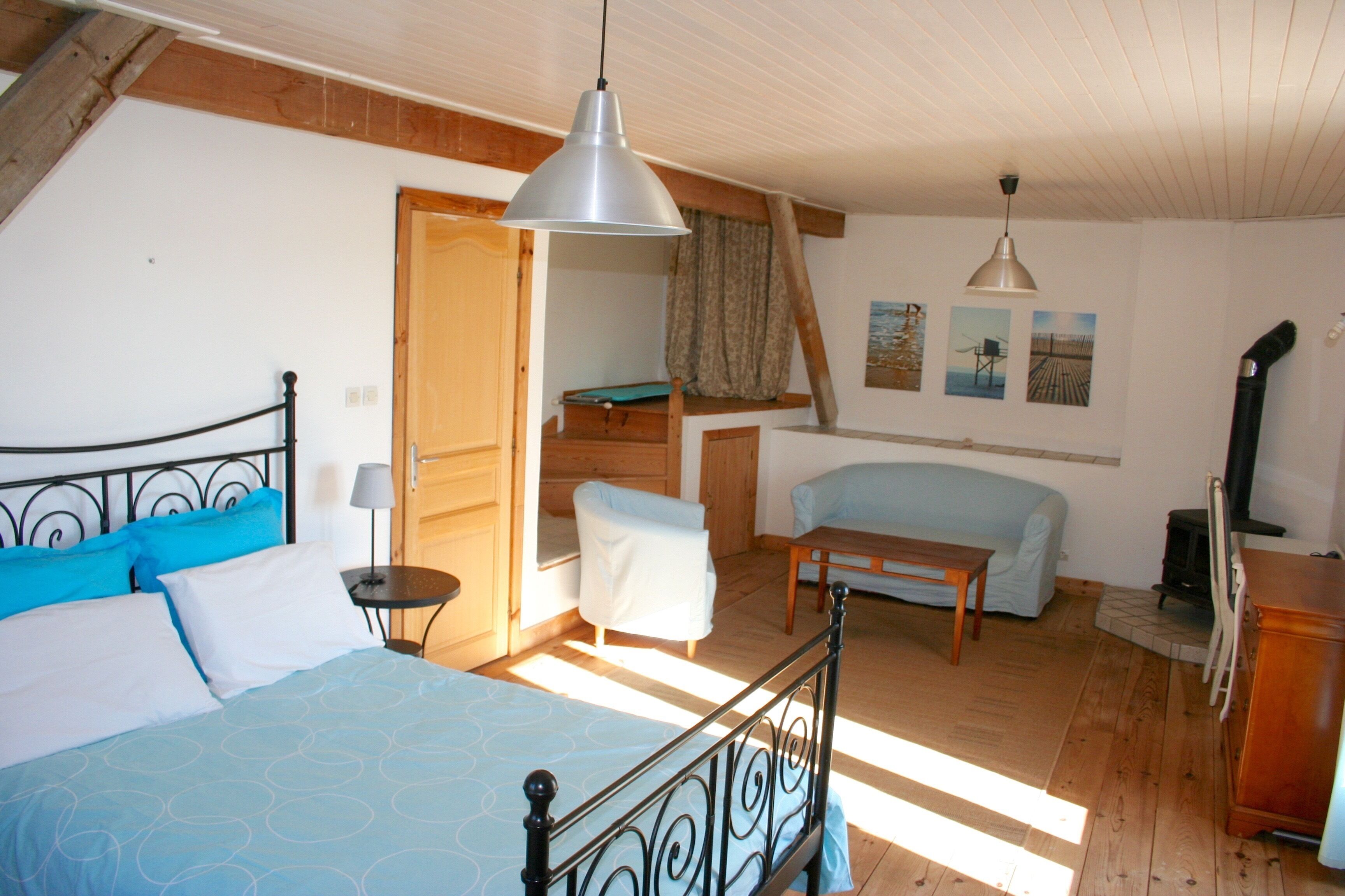 Cottage for 7 people with heated pool equipped with baby