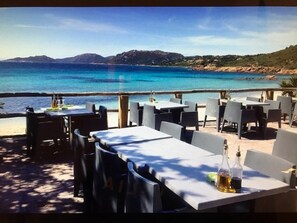 Outdoor dining - Mini villa F2 tt furnished 42m2 sea view santa giulia (Porto-Vecchio)