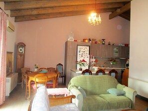 Televisión, chimenea, reproductor de DVD y libros 