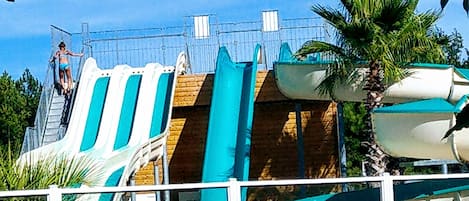 Piscine extérieure, piscine chauffée
