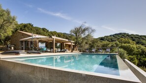 屋外プール、温水プール