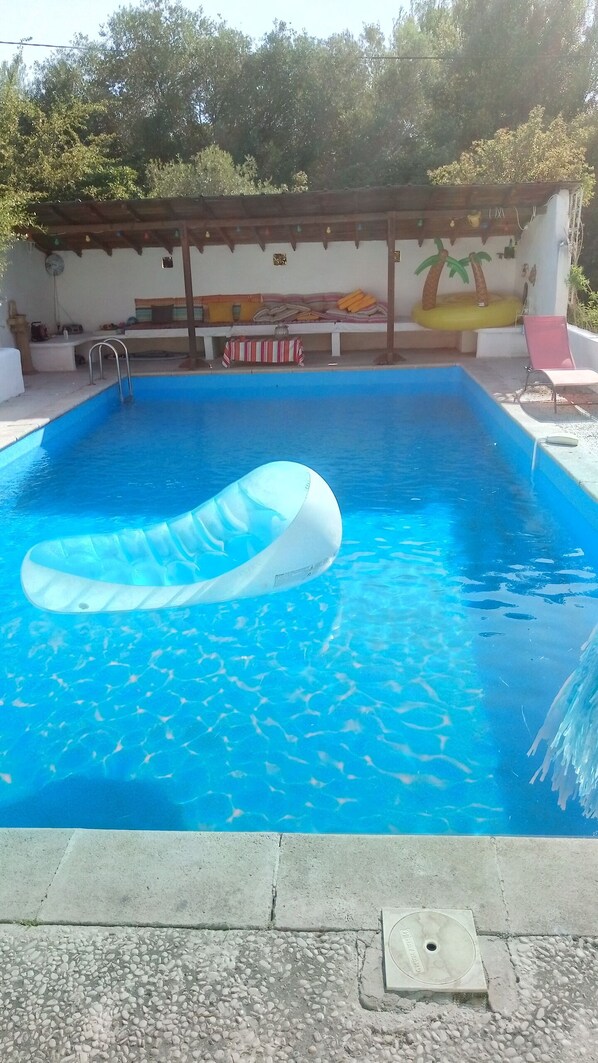 Outdoor pool - Bed and Breakfast Mas du Petit Paradis in ARLES (Arles)