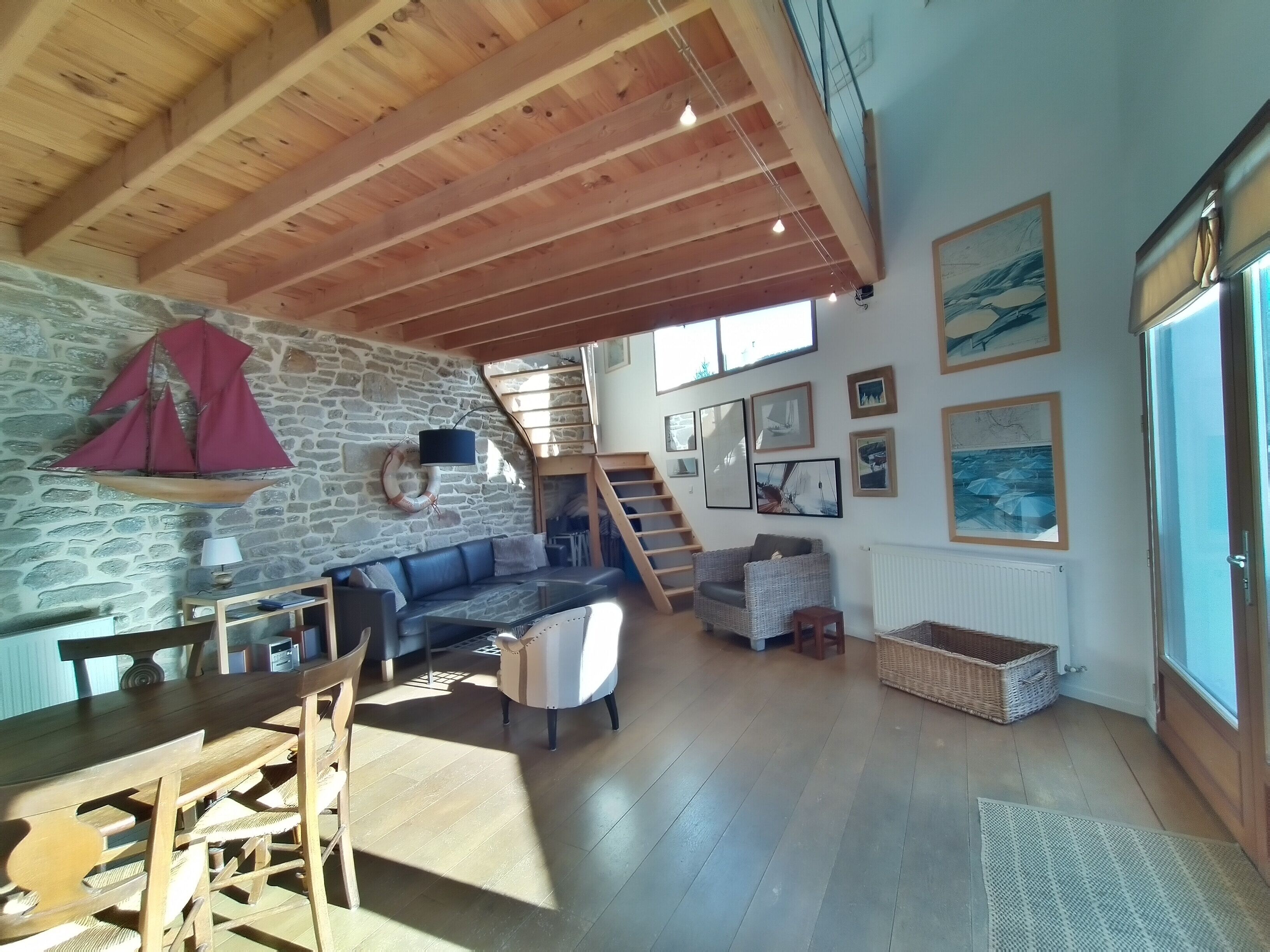 Fisherman's house with modern enlargement