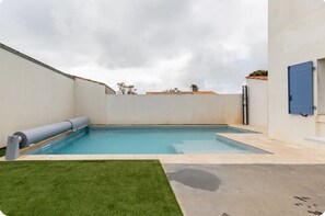 Una piscina riscaldata