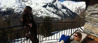 Alpine chalet Les Arcs 1600, pets allowed, shops 2 min ski away