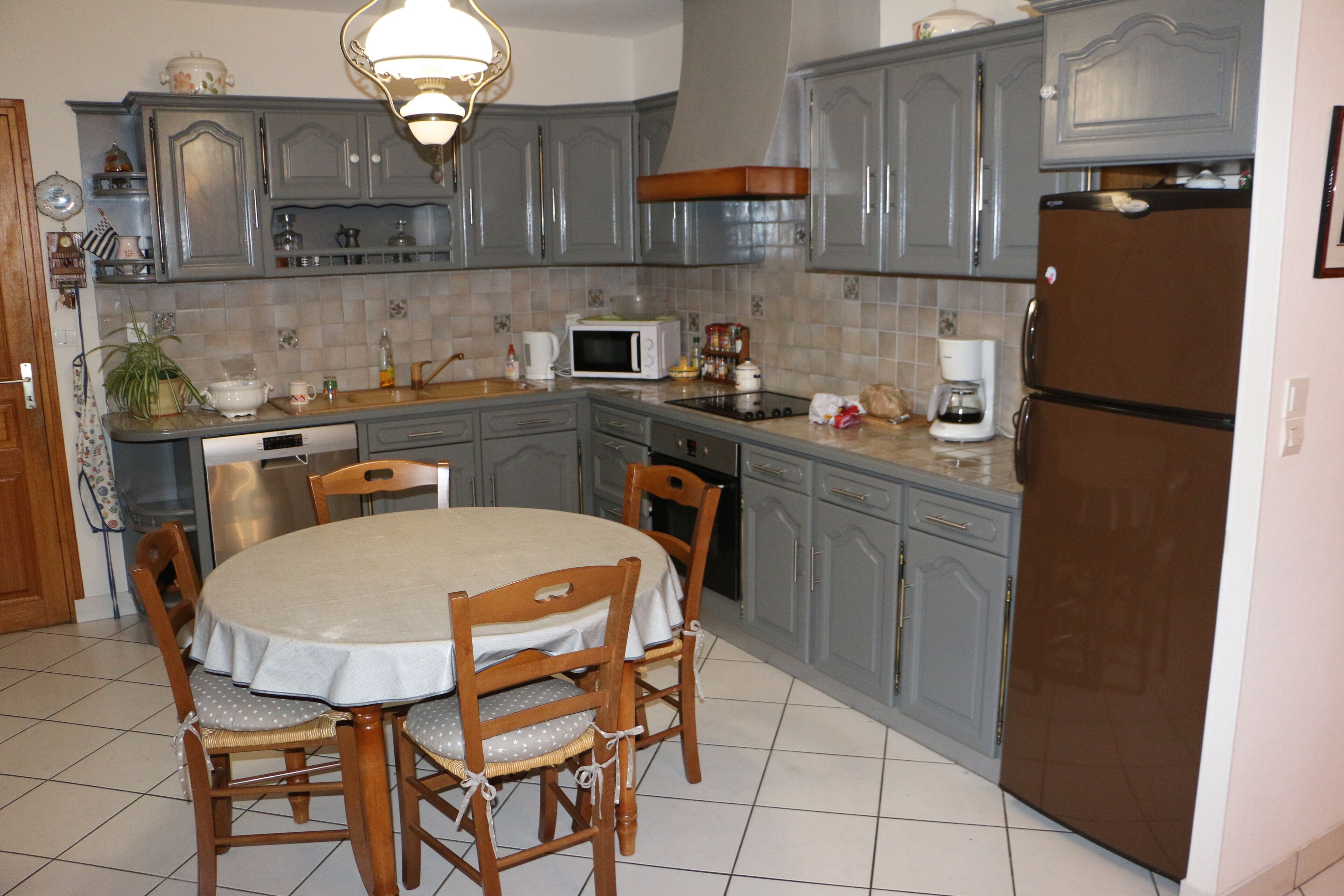 Recent house near Beaches Locqueltas, Kerguelen, City center, market, casino