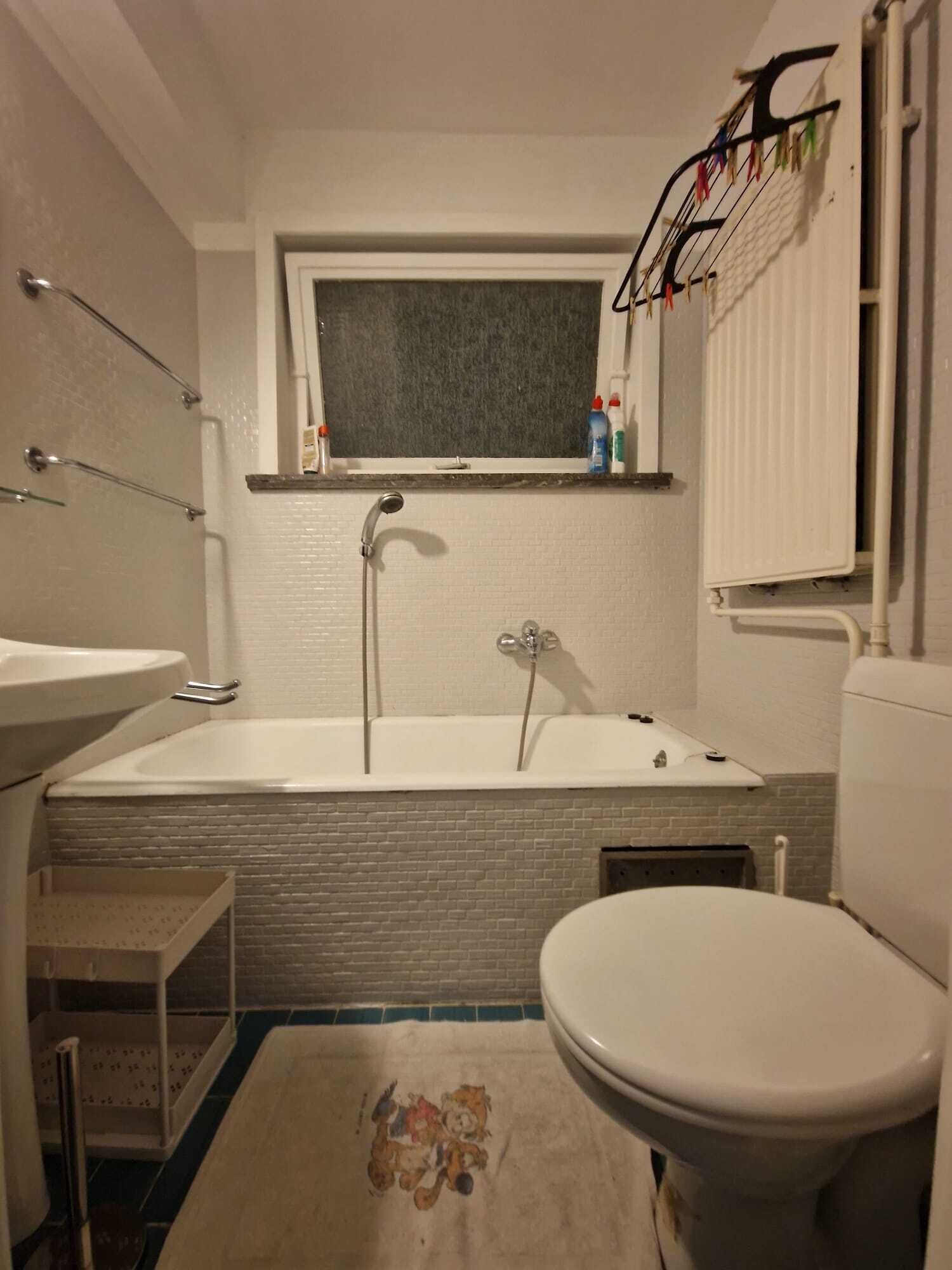 Badewanne, Haartrockner, Toilettenpapier