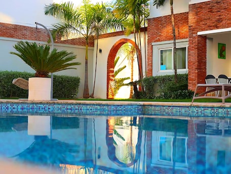 Outdoor pool. LAGUNA AZUL -apt. "Caribbean Cocktails" - in a brand new resort CORAL VILLAGE