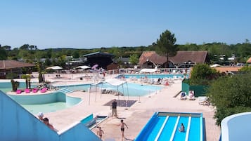 Indoor pool, outdoor pool