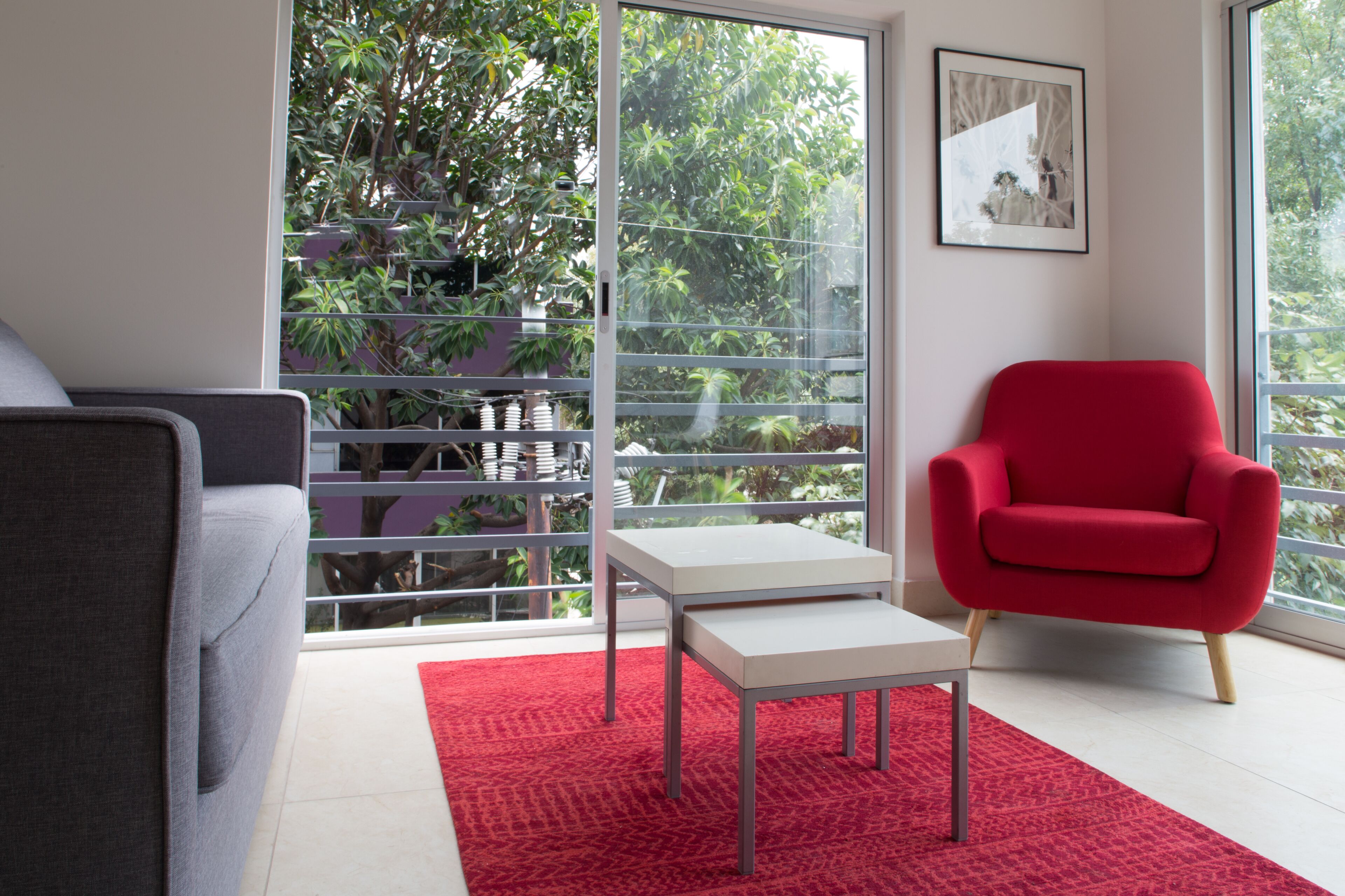 Slick apartment in gallery art district