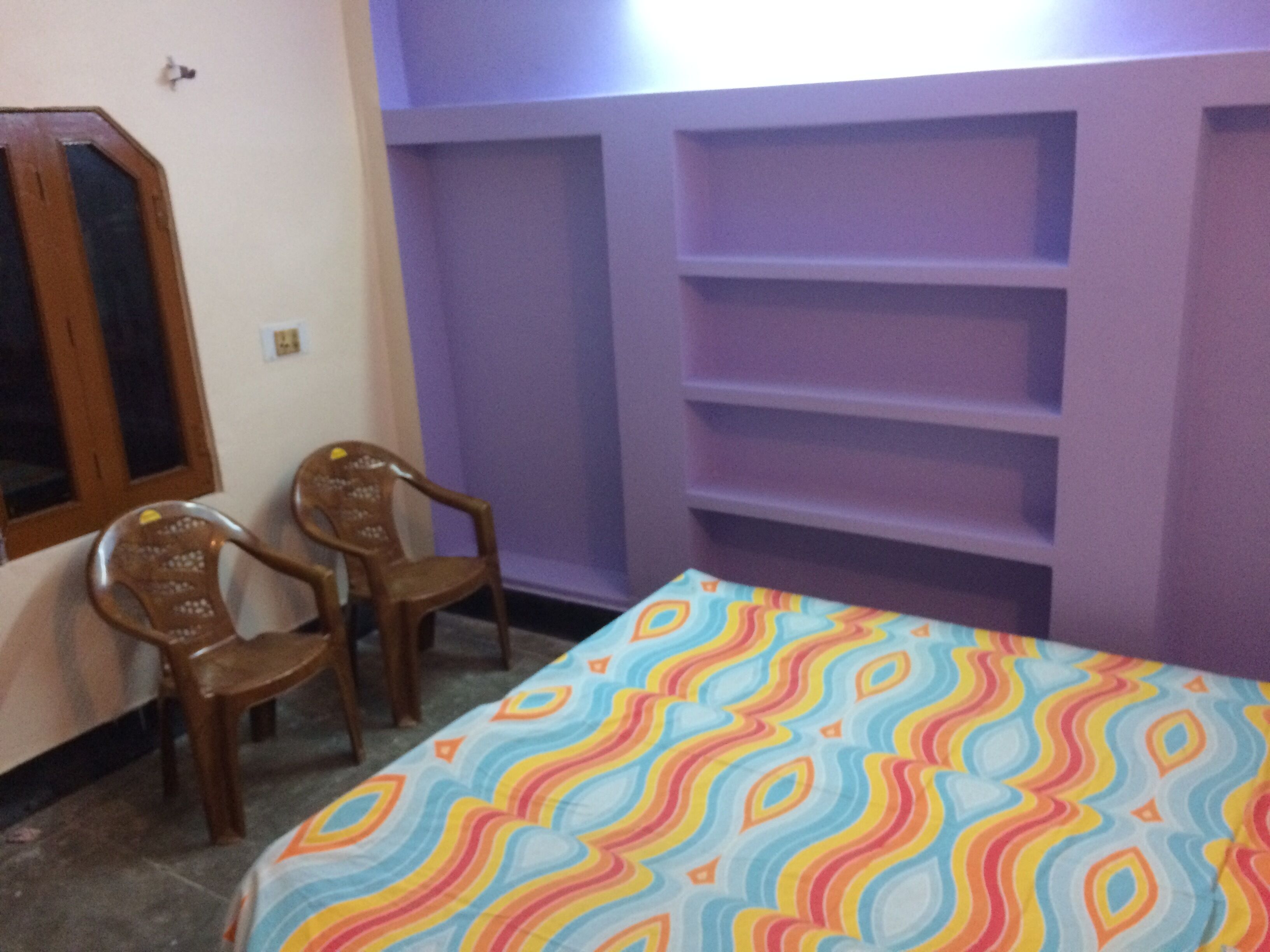 Open terrace with double bedroom